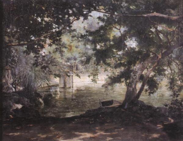 unknow artist A remembrance of the Villa Borghese,